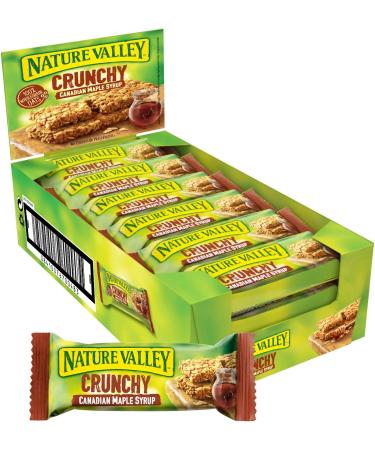 Nature Valley Crunchy Granola Bars Oats 'n' Honey Pack of 40 Bars & Crunchy Canadian Maple Syrup Cereal Bars 42g (Pack of 18 bars) - Buy Online on GoSupps.com