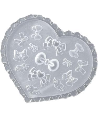 MCAORI Bowknot Nail Art Silicone Mold 3D Nail Casting Molds Embossed Nail Stencils Sculpture Mould Decorations for Manicurist - Buy Online on GoSupps.com