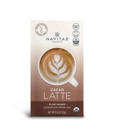 Navitas Organics Cacao Latte  4.2 oz. Pouch  10 Single Servings â Organic  Non-GMO  Dairy-Free Cacao Latte 10 Count (Pack of 1) - Buy Online on GoSupps.com