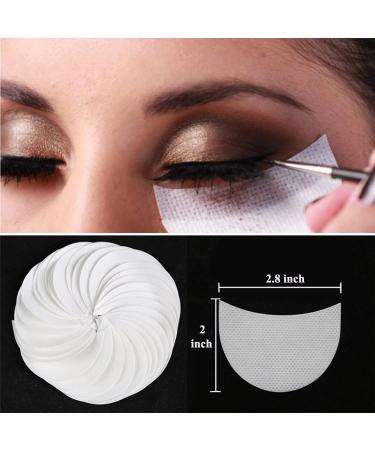 100 PCS Eye Makeup Eyeshadow Shield Protector Pads | Half-Moon Shape Stencils for Eyelash Extensions & Lips | Eye Pads for Precise Makeup Application - Buy Online on GoSupps.com