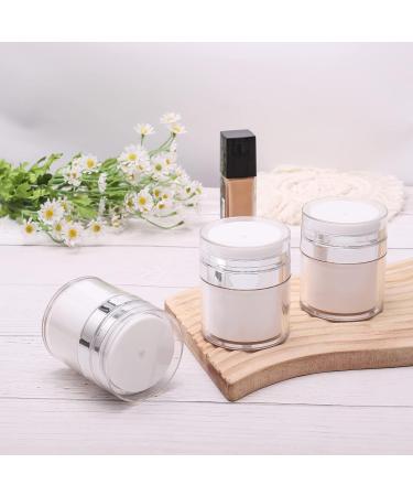 Opopark Airless Pump Dispenser 50ml - 3 Pack Refillable Cream Dispenser for Travel & Home Use | Best Airless Pump Containers - Buy Online on GoSupps.com