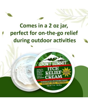 Devil's Club Itch Relief Cream - Natural & Handmade Anti-Itch Cream for Bug Bites & Skin Irritations - 2 oz - Made in USA by Alaskan Experts - Buy Online on GoSupps.com