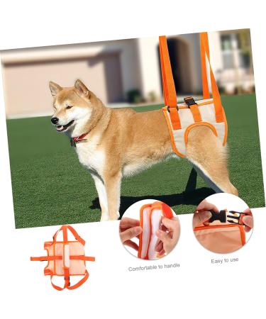 GANAZONO Pet Leg Assist Belt Puppy Rehabilitation Dog Vest Pet Lift Chest L Orange - Buy Online on GoSupps.com