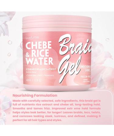 485g Vegan Extreme Hold Hair Styling Gel for Braided Wavy Curly Hair | Non-Greasy Non-Sticky Pomade for Men & Women | Refreshing & International Shipping - Buy Online on GoSupps.com