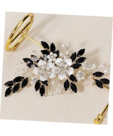 minkissy pearl flower comb Bride hair side comb Wedding hair comb hair combs for wedding flower hair decor wedding rhinestones bridesmaid halloween hair Halloween - Buy Online on GoSupps.com