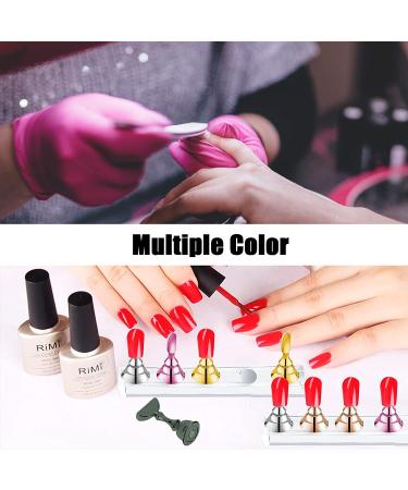 Justotry 2 Set Pink Nail Stand - Press On Nails Display & Tips Holder for Beginners | Acrylic Nail Accessories & DIY Manicure Tool - Buy Online on GoSupps.com