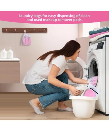 Reusable Makeup Remover Cloths - 7-Day Set Eco-Friendly Makeup Remover Pads Erase Makeup with Water Multi-Colored Cloths with Laundry Bags - Buy Online on GoSupps.com
