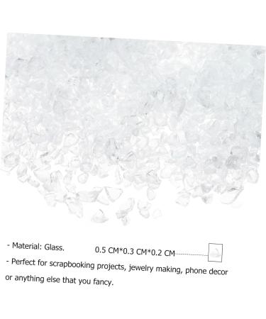 STOBAZA Paillettes en Verre Concass pour Nail Art 200 G D corations Translucides Irr guli res Accessoires DIY poxy Remplissage Cr atif pour Ongles Naturels et Artificiels - Buy Online on GoSupps.com