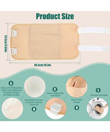 Buy Txkrhwa Reusable Oil Pack Wrap - Adjustable Mess-Free & Washable for Waist - Soft Comfort in Khaki - Buy Online on GoSupps.com
