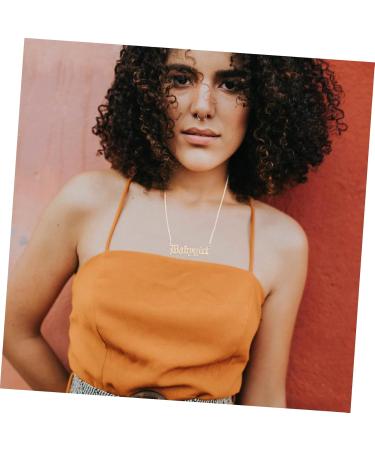 OATIPHO crystal necklaces decoration neck Valentine's day necklace clavicle chain baby girl Fashion gem - Buy Online on GoSupps.com