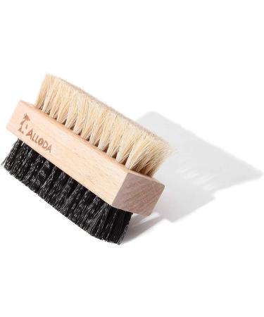 Alloda Shoe Cleaning Brush - Double Sided Soft & Hard Scrubber for Sneakers - 100% Boar & Nylon Bristle - Upgrade Protection - Buy Online on GoSupps.com