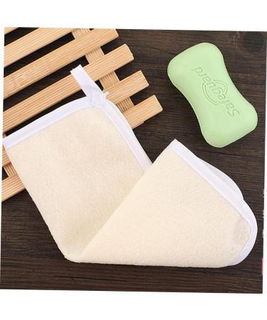 Healeved 6pcs Dual-Sided Scrub Towel Loofah Shower Sponges - Soft Bath Towels for Face and Body - Buy Online on GoSupps.com