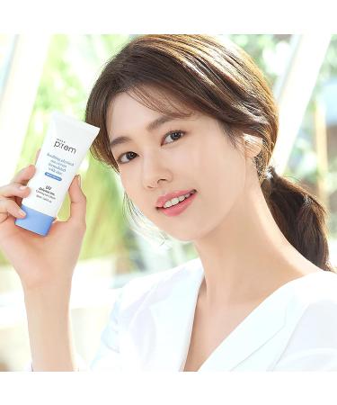 MAKEPREM UVA UVB Defense Me Calming Sun Cream SPF 50+ PA++++ 1.69 Fl Oz - Vegan Reef-Safe Mineral Sunscreen for Dry Sensitive Skin - Buy Online on GoSupps.com