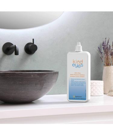 250ml Contact Lens Solution - All-in-1 Cleaner & Moisturizer for Soft Lenses - 4 Weeks Supply - Supports Sightsavers - Buy Online on GoSupps.com