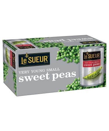 Lesueur Small Sweet Peas, 15 Ounce (Pack of 8)
