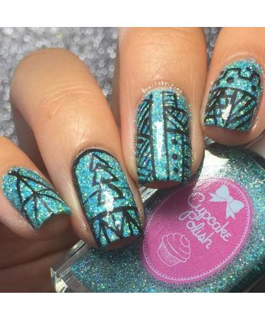 Winstonia Super Fine Nail Art Brush Set - 3pc Kit for Thin Lines, Delicate Details & Fine Drawing in Berry Wine - Buy Online on GoSupps.com