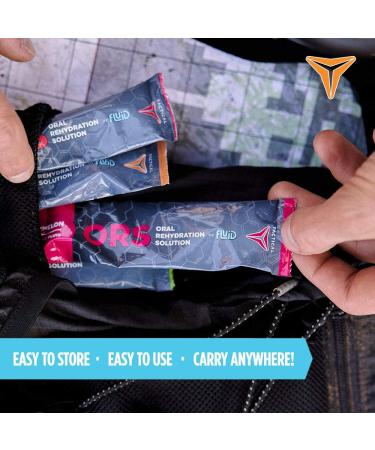 Fluid Tactical - ORS (Oral Rehydration Solution) Recover Faster Extreme Dehydration Electrolytes 12pack (4 Flavor Variety Pack) Variety - 3x4 Flavors - Buy Online on GoSupps.com