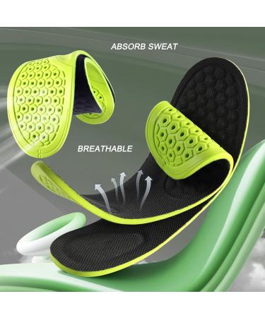 Sports Shock Absorbing Insoles for Men | Comfortable Breathable & Soft Shoe Inserts | Ideal for Size M (9-9.5 - Buy Online on GoSupps.com