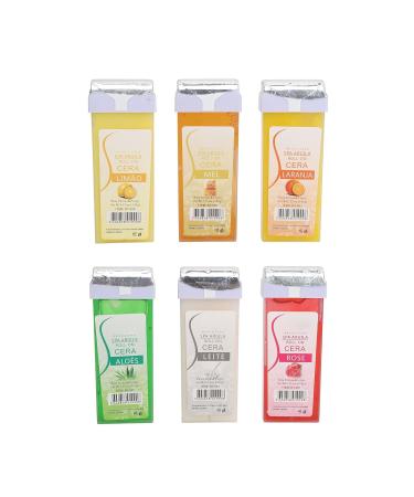 6x Roll-On Duck Wax for Hair Removal - Easy Use 100g Effective for Arms Legs & Sensitive Areas - International Shipping Available - Buy Online on GoSupps.com
