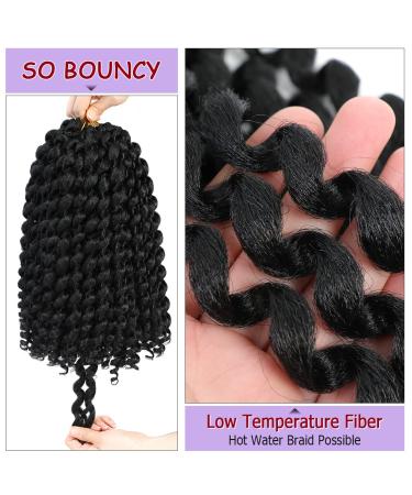 GetMaige 12 Inch Jamaican Bounce Crochet Hair 4 Pack - Natural Black Jumpy Wand Curls Crochet Hair for Black Women - Buy Online on GoSupps.com