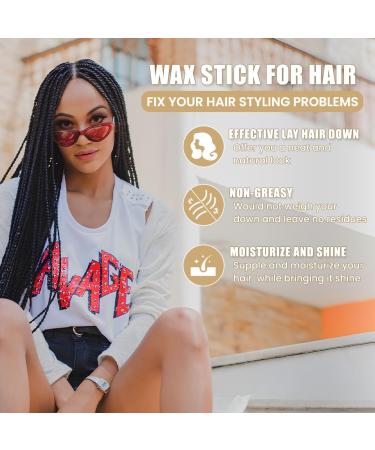 Hair Stick Wax for Flyaways - Non-Greasy Smoothing Stick for Frizz Control | 2.7 Fl Oz for Men Women & Kids - Buy Online on GoSupps.com