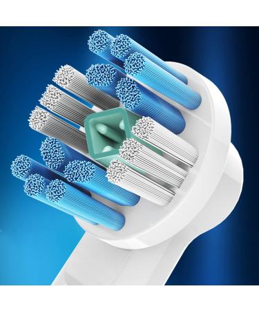 8 Pack White Replacement Brush Heads for Oral-B Braun Electric Toothbrush - 3D Whitening, Pro Style Compatible with Kids Care 1000 - 8 Count - Buy Online on GoSupps.com