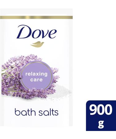 Dove Lavender & Chamomile Relaxing Bath Salts 900g | Skin-Nourishing Formula for Smooth & Soft Skin - Buy Online on GoSupps.com