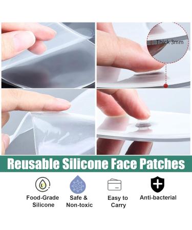 11 PCS Silicone Anti Wrinkle Patches for Forehead, Neck, and Chest - Reusable Pads for Smoothing Wrinkles and Anti-Ageing - Buy Online on GoSupps.com