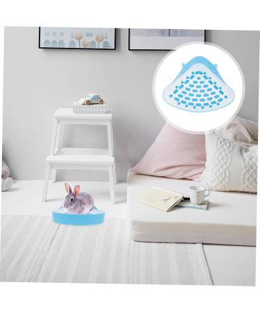 BESPORTBLE 2pcs Box Pet Urinal Potty Bunny Bedding Guinea Pig Training Pan Rabbit Potty Pet Pee Toilet Abs Blue 24.5X18.5cmx2pcs Bluex2pcs - Buy Online on GoSupps.com
