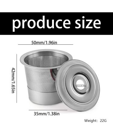 Dosettes de caf r utilisables pour cafeti re PB051/CFP101/PB041-304 en acier inoxydable K Cups - Filtres caf compatibles avec S - Buy Online on GoSupps.com