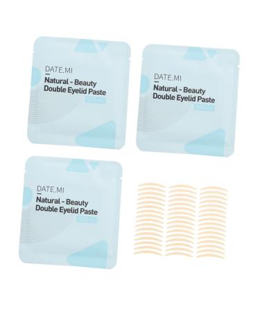 FRCOLOR 3 Sets Double Eyelid Sticker Eye Makeup Supplies Eyelid Strips Double Eyelid Tape No Patch 8.2X7.5X0.1CM Blue