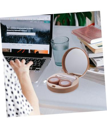 Coolhiya Contact Lens Container Set - Travel Tool for Easy Lens Removal & Storage | Invisible Decorative Case for Eye Contacts - Buy Online on GoSupps.com
