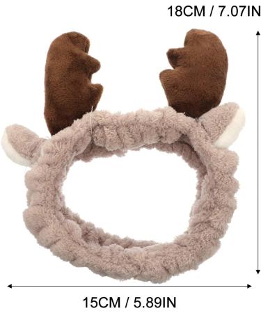 Beaupretty 4Pcs Reindeer Hairband - Festive Makeup Headband Christmas Hair Accessories for Girls & Women | International Shipping - Buy Online on GoSupps.com