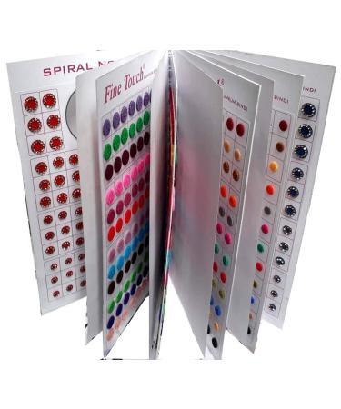 960 Indian Velvet Stylish Bindi Booklet Fashion Beautiful Round Stones Bindi Book For women Crystal bindi