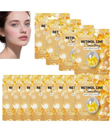 Capsules de s rum anti- ge au r tinol 7 unit s s rum au r tinol pour le visage r duction des rides raffermissement soins de la peau pour lisser radieusement hydratation profonde nourrit (12)