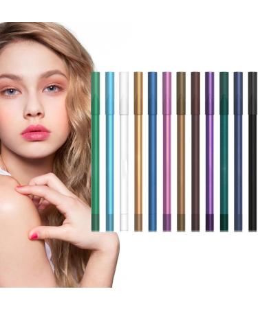Eye Liner Pencils - Eyeliner Liquid - Easy Removal Smooth Coloring Eye Makeup Supplies Long Lasting for Halloween Music Festival Rowces - Buy Online on GoSupps.com