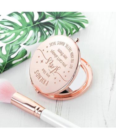 WHING Friendship Travel Compact Makeup Mirror - Perfect Gift for Women, Sister, Friends, and Coworkers | Birthday, Thanksgiving - Buy Online on GoSupps.com