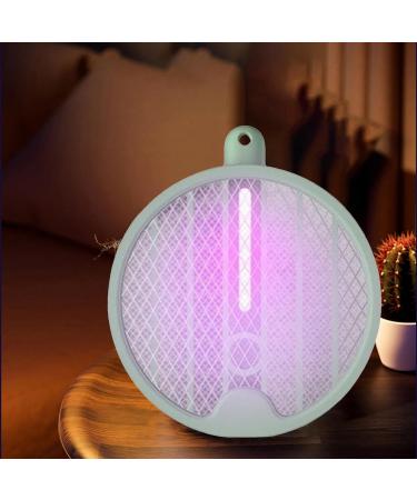 Fly Swatter Electric Zapper USB Rechargeable Electric Fly Swatter - Foldable Fly Swatter Racket 3000 Volts Fly for Buggs Fly Killers for Travel Outdoor Camping (Green) - Buy Online on GoSupps.com