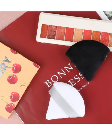 UFRITAN 16 Pieces Powder Puff Set - Soft Velour Makeup Tool for Loose Powder Foundation & Mineral Powder - Triangle & Round Shape with Ribbon Strap - Buy Online on GoSupps.com