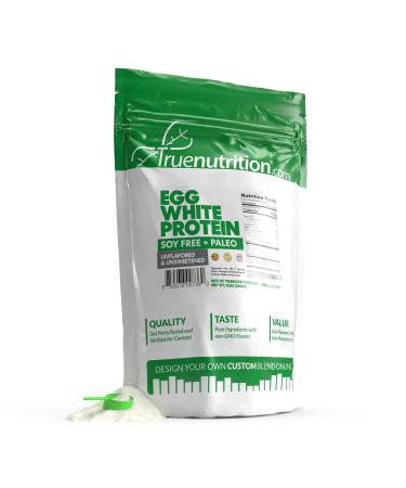 5LBS Unflavored Egg White Protein Powder - Low Carb, Paleo, Keto, Carnivore, Lactose-Free, Gluten-Free - Customize Your Protein with Two Free TrueBoost or TrueFlavor Protein Shake Enhancements Egg White Protein (Unflavored)