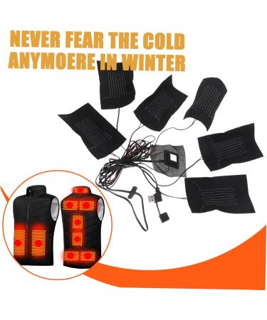 Pretyzoom USB Heating Pillows for Clothing | Winter Heating Film & Carbon Fiber Heat Pads - 2 Pack 12x8cm - Buy Online on GoSupps.com