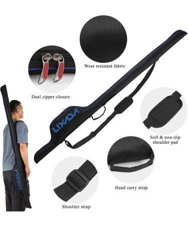 Lixada 63 Portable Fishing Rod Bag - Protective Case & Organizer in Blue - Buy Online on GoSupps.com