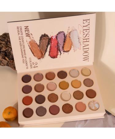 Eyeshadow Palette | Long-Lasting Matte Blush | Beauty Eyeshadow and Highlighter Makeup Set For Everyday Wear Evening Travel Birthdays Photoshoots Weddings Nights Out Women - Buy Online on GoSupps.com