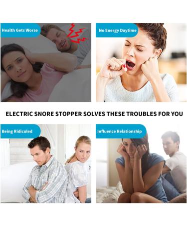 Smart Adjustable Electric Anti Snoring Device for Men and Women - Stop Snoring Fast! - Buy Online on GoSupps.com