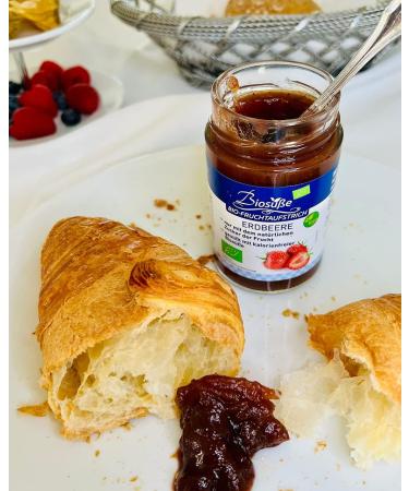  kalorienfreie Biosuße Bios ße Organic strawberry pie jar 225 g - Buy Online on GoSupps.com