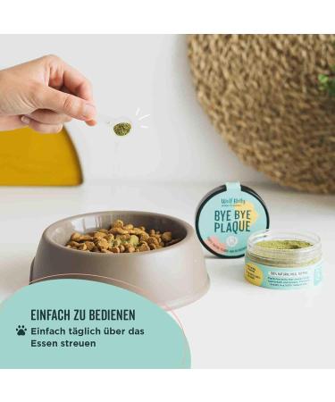 Wolf Belly Tartar Remover Dog Powder - 100% Natural Dental Care for Dogs & Cats | Bye Bye Plaque & Bad Breath | 60g - Buy Online on GoSupps.com