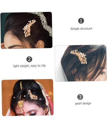 Gogogmee Rhinestone Hair Clips Hair Comb Clip Hair Side Comb Wedding Hair Accessories Hair Comb for Women Rhinestone Side Comb Pearl Hair Comb Hair Accessories for Women Tiara Rhinestones - Buy Online on GoSupps.com