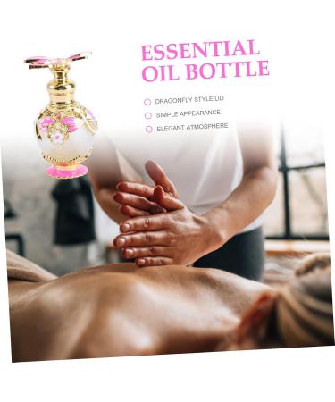 Beaupretty 15 Dragonfly Perfume Bottle Empty Refillable Essential Oil Bottle Retro Decor Refillable Perfume Bottle Arabic Decor Terrarium Travel Vintage Pink Decorative Bottle Glass 15 ml Pink - Buy Online on GoSupps.com
