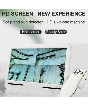 10.1-Inch Skin Scalp Hair Follicle Detector - Portable Hair Tester with 200x Probes & Photo Storage for Home Beauty Salon | International Shipping Available - Buy Online on GoSupps.com