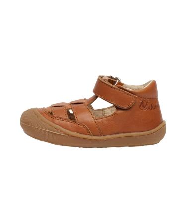 Naturino WAD-Leather Closed-Toe Shoes 8.5 UK Child Brown